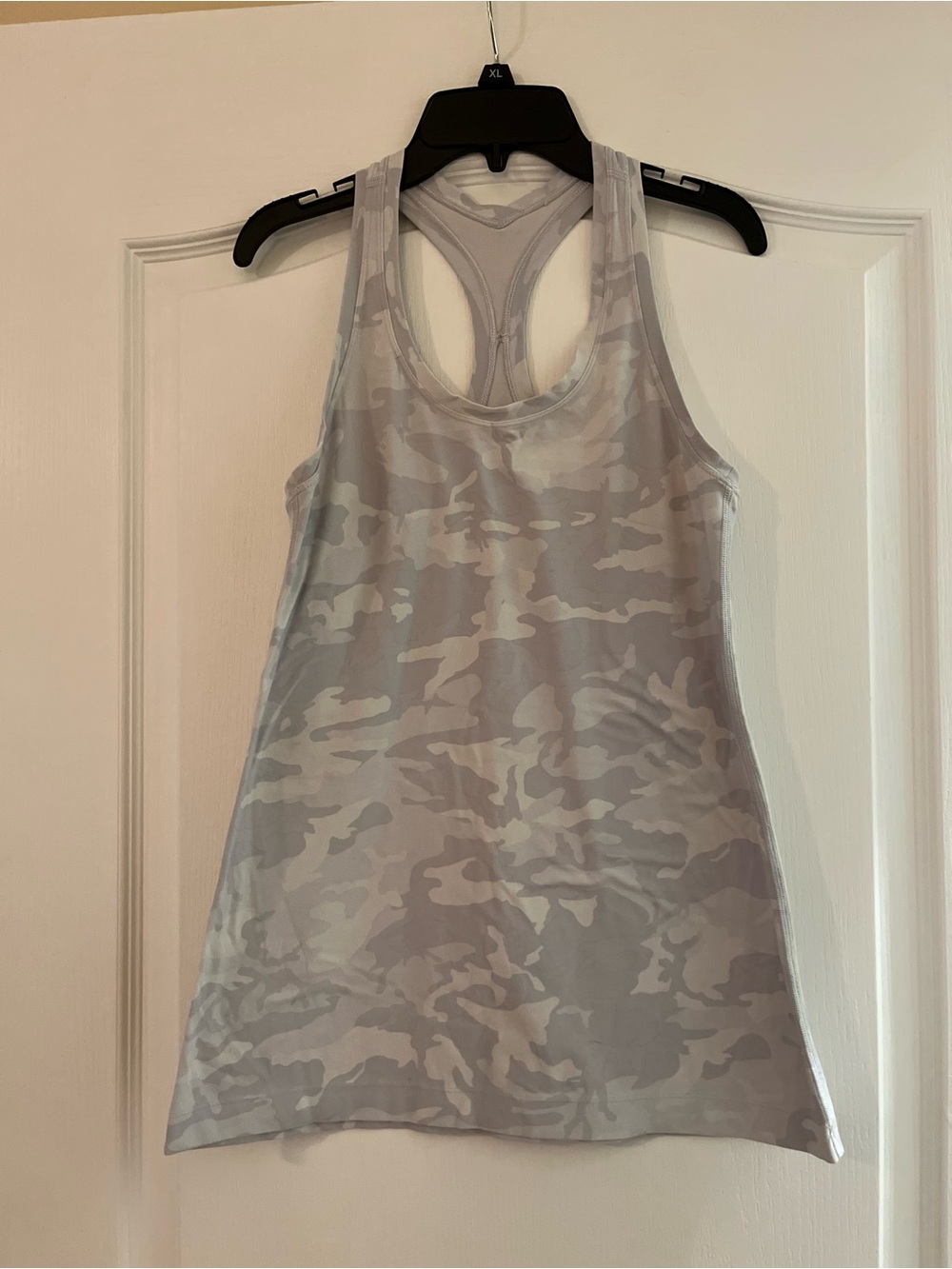 lululemon athletica Light Gray Camo Racerback Tank